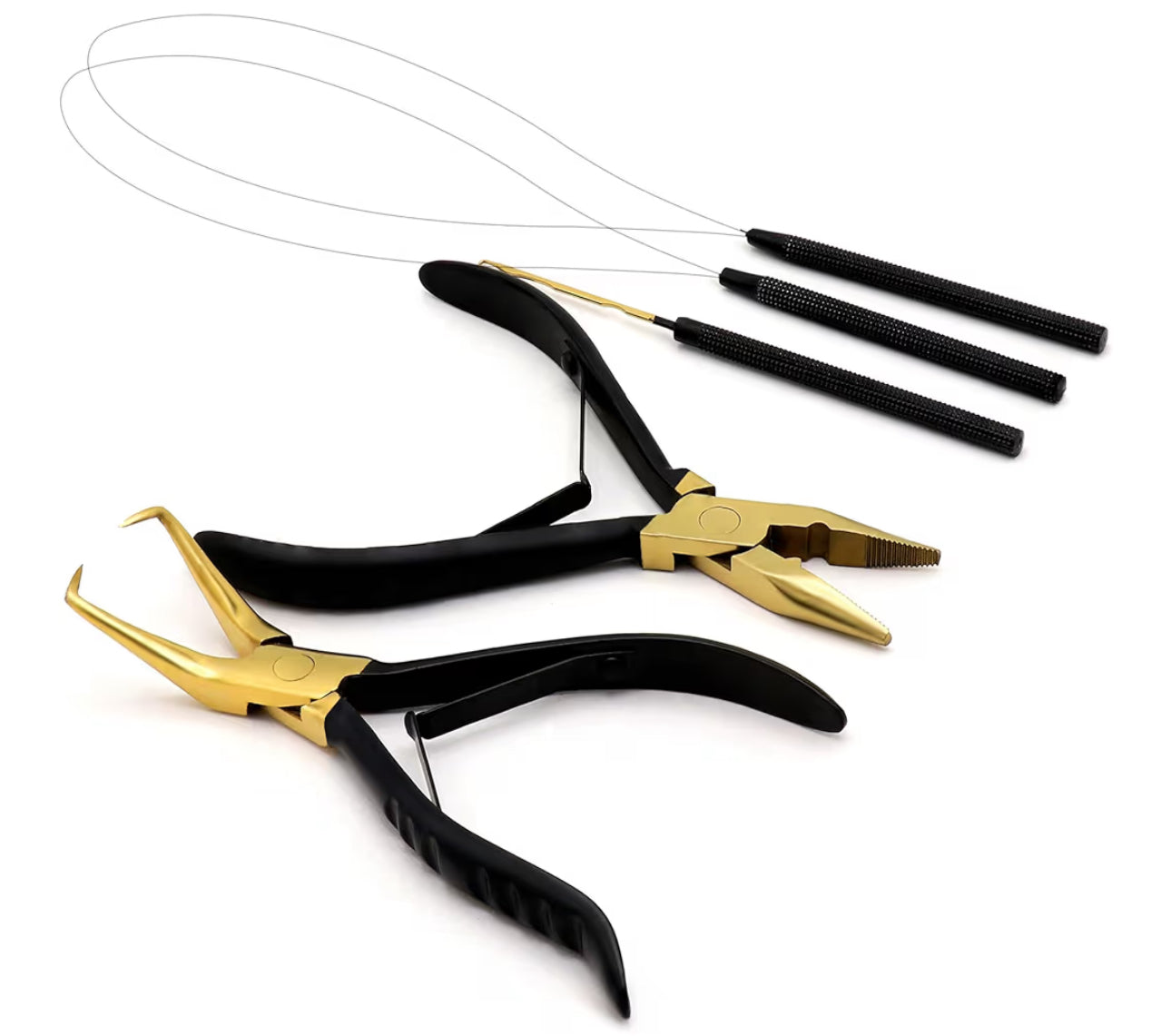 Hair extension installation kit